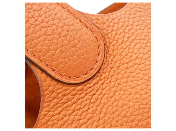 Hermès Borsa Hermes Picotin Lock MM Arancione - vista 4