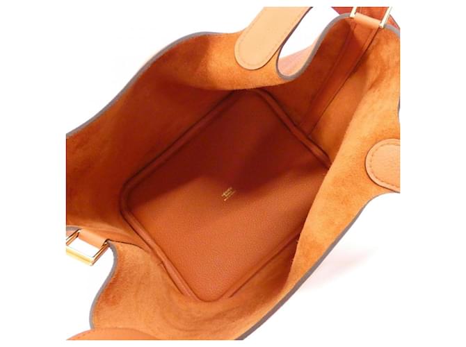 Hermès Borsa Hermes Picotin Lock MM Arancione - vista 7