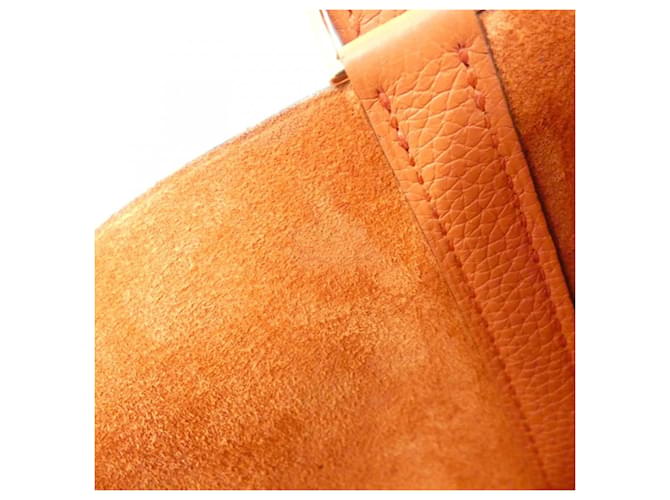 Hermès Borsa Hermes Picotin Lock MM Arancione - vista 9