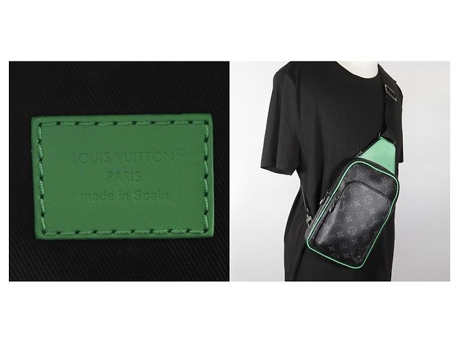 Borsa a tracolla Avenue Louis Vuitton NM Monogram Canvas Nero - vista 5