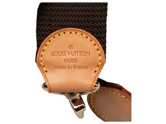 Borsa Boston Louis Vuitton Monogram Alizé Trois Poche Marrone Monogramma - vista 6