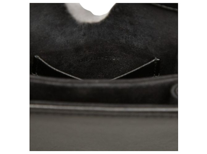 Borsa a tracolla e spalla con catena Christian Dior Diorama Nero D'oro - vista 6