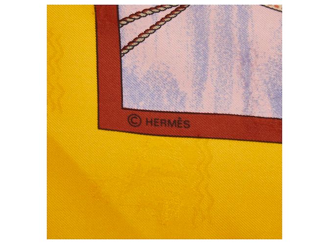 Hermès Hermes Carre 90 Christophe Colomb Schal Mehrfarben - Ansicht 6