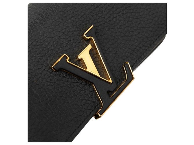 Louis Vuitton Portefeuille Capucines Long Wallet Nero - vista 4