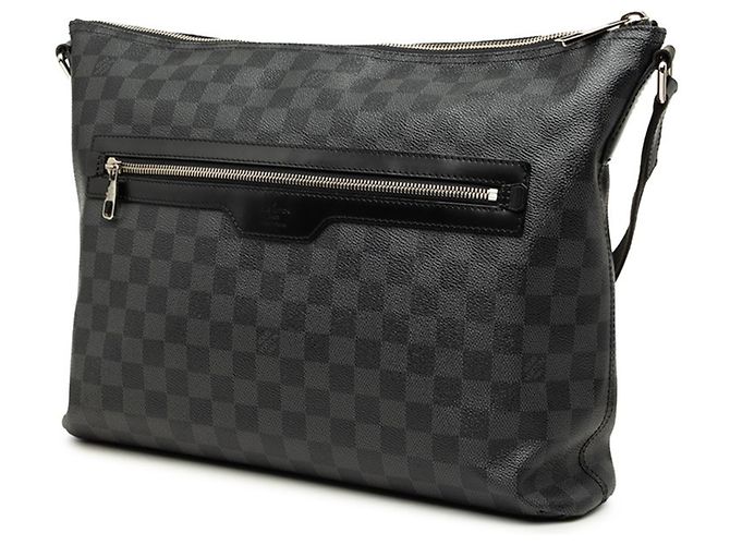 Borsa a tracolla Louis Vuitton Damier Graphite Mick MM Nero - vista 2