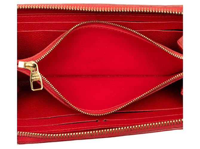 Cartera Larga Louis Vuitton Monogram Empreinte Roja Azul marino - vista 6