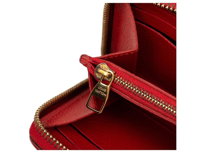 Cartera Larga Louis Vuitton Monogram Empreinte Roja Azul marino - vista 7