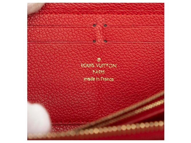 Cartera Larga Louis Vuitton Monogram Empreinte Roja Azul marino - vista 8