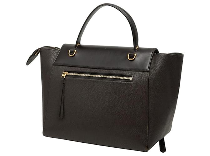Céline Borsa a mano Celine Belt Bag Mini Marrone scuro - vista 2