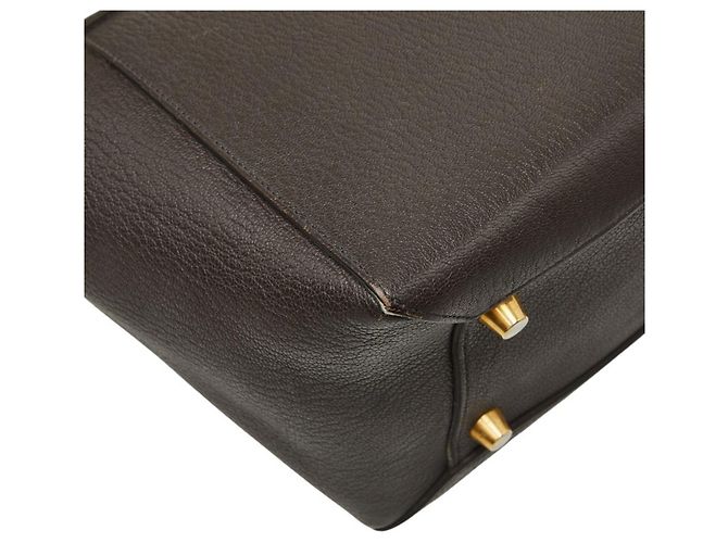 Céline Borsa a mano Celine Belt Bag Mini Marrone scuro - vista 4