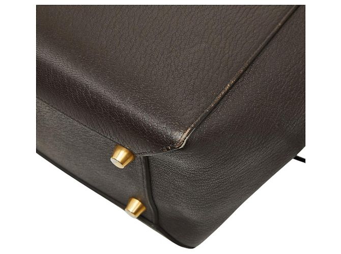 Céline Borsa a mano Celine Belt Bag Mini Marrone scuro - vista 7