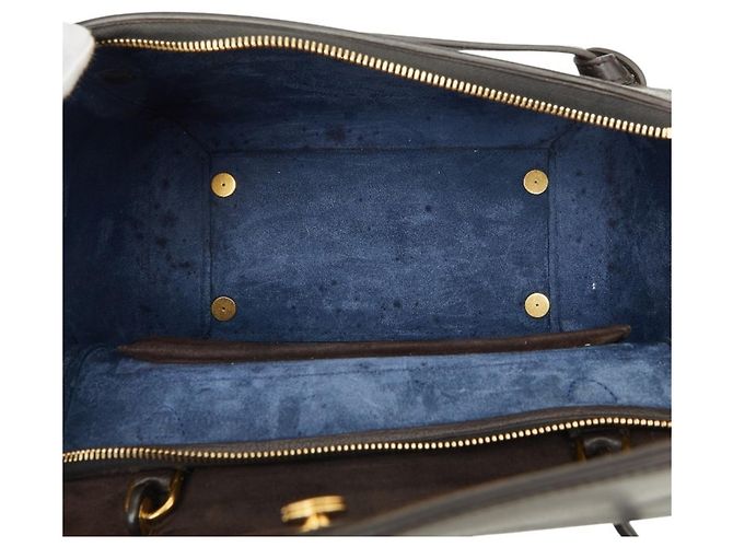 Céline Borsa a mano Celine Belt Bag Mini Marrone scuro - vista 9