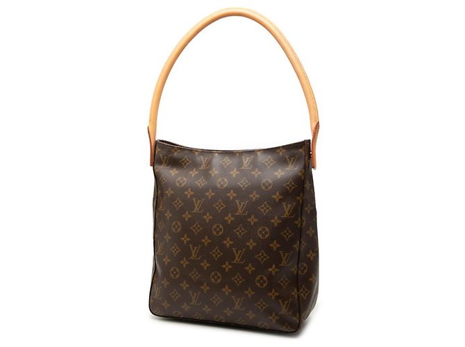 Borsa a tracolla Louis Vuitton Monogram Looping GM Marrone - vista 2