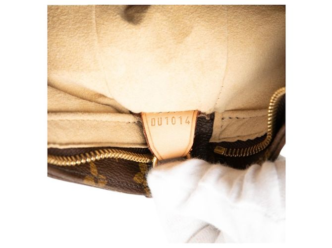 Borsa a tracolla Louis Vuitton Monogram Looping GM Marrone - vista 6