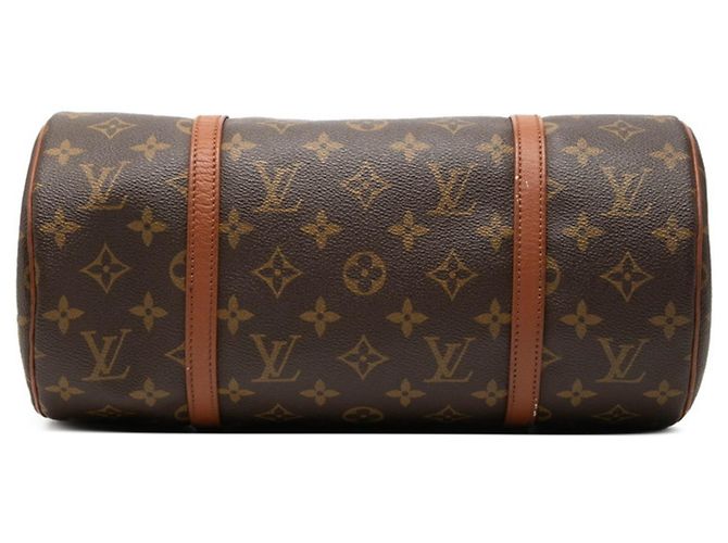 Borsa Louis Vuitton Monogram Papillon 30 Marrone - vista 3