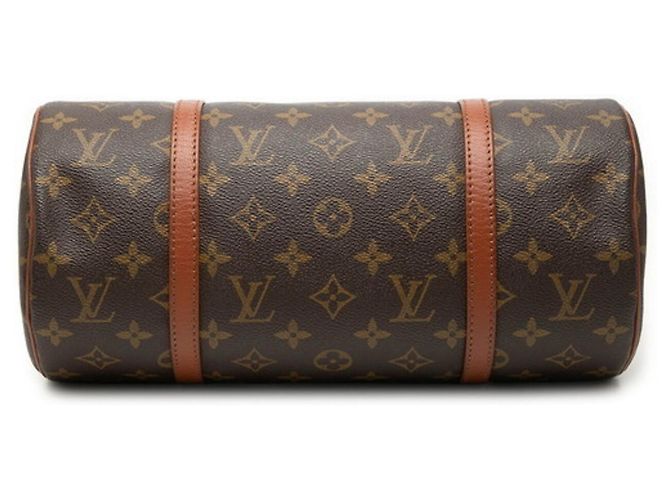 Borsa Louis Vuitton Monogram Papillon 30 Marrone - vista 3
