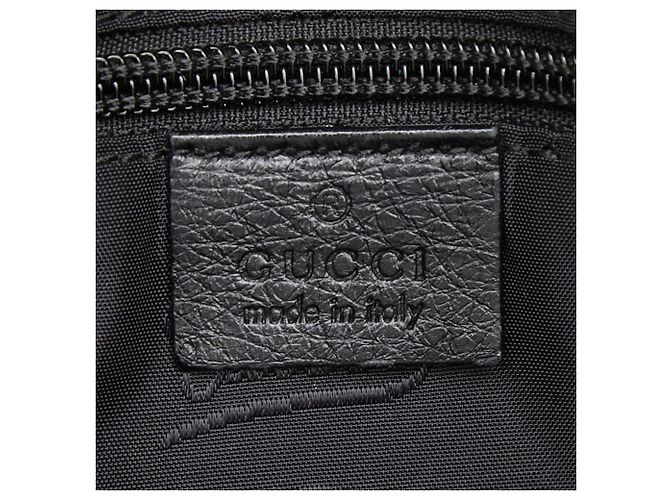 Borsa a tracolla Gucci Guccissima in pelle nera Nero - vista 16