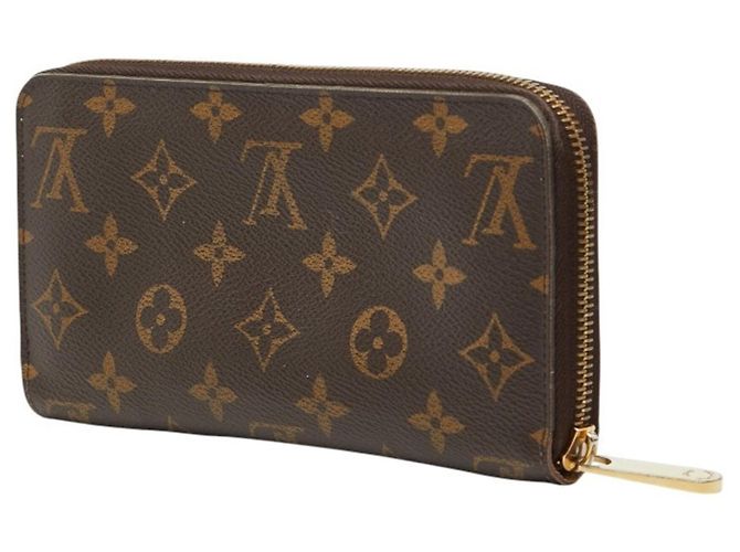 Louis Vuitton Monogram Zippy Wallet M41894 Marrone Rosa - vista 2