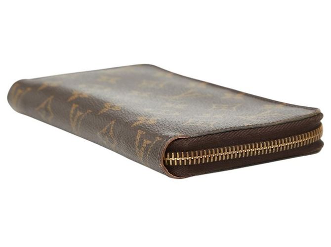 Louis Vuitton Monogram Zippy Wallet M41894 Marrone Rosa - vista 4