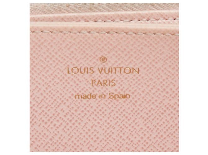 Louis Vuitton Monogram Zippy Wallet M41894 Marrone Rosa - vista 8