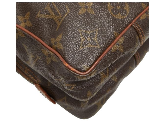 Borsa a tracolla Louis Vuitton Monogram Mini Amazon Marrone - vista 10