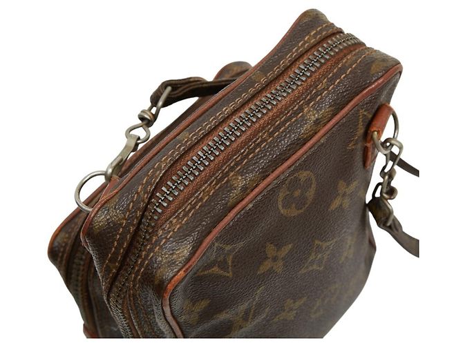Borsa a tracolla Louis Vuitton Monogram Mini Amazon Marrone - vista 11