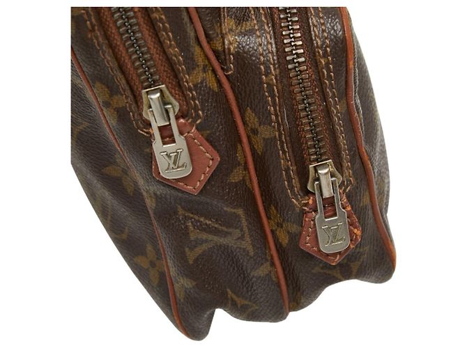 Borsa a tracolla Louis Vuitton Monogram Mini Amazon Marrone - vista 12