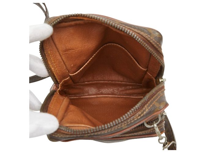 Borsa a tracolla Louis Vuitton Monogram Mini Amazon Marrone - vista 15