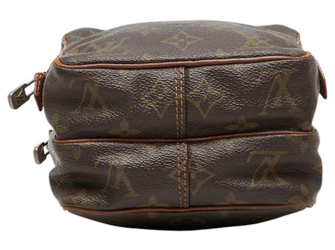 Borsa a tracolla Louis Vuitton Monogram Mini Amazon Marrone - vista 3