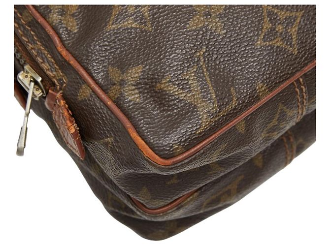 Borsa a tracolla Louis Vuitton Monogram Mini Amazon Marrone - vista 6