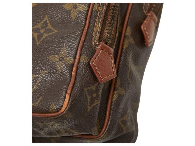 Borsa a tracolla Louis Vuitton Monogram Mini Amazon Marrone - vista 8