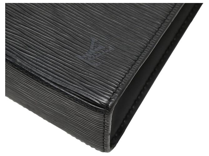 Borsa Louis Vuitton Epi Malesherbes Nero - vista 4