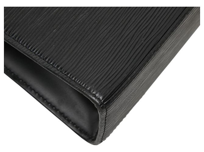Borsa Louis Vuitton Epi Malesherbes Nero - vista 5