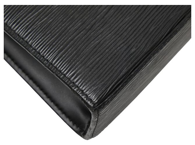 Borsa Louis Vuitton Epi Malesherbes Nero - vista 7