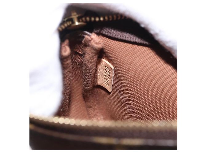 Louis Vuitton Mini pochette accessoires Canvas Mini Marrone - vista 7
