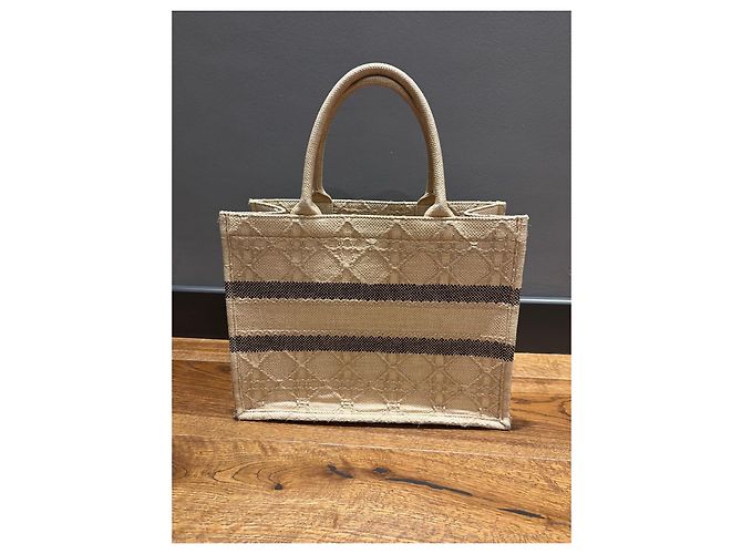 Christian Dior Book Tote Small Beige - vista 10