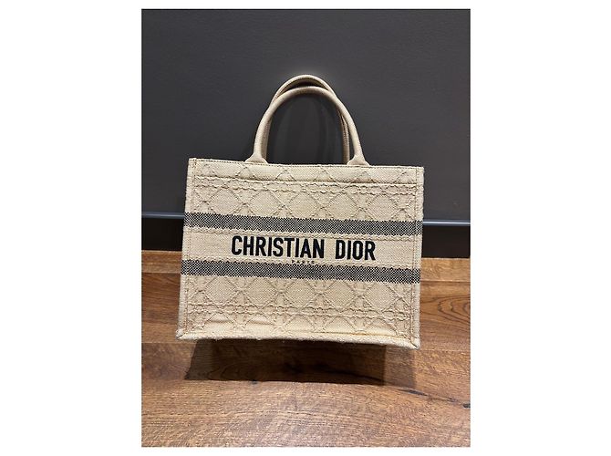 Christian Dior Book Tote Small Beige - vista 11