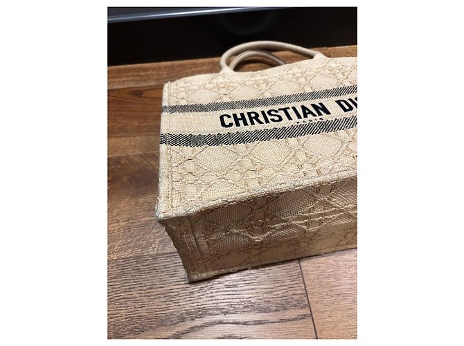 Christian Dior Book Tote Small Beige - vista 6
