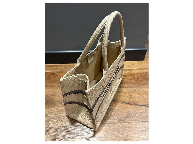 Christian Dior Book Tote Small Beige - vista 8