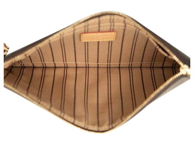 Borsa e pochette Louis Vuitton Monogram Neverfull Marrone - vista 4