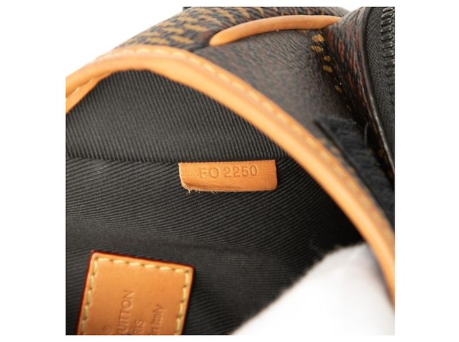 Borsa a tracolla Louis Vuitton x NIGO Damier Giant Amazon Messenger Marrone - vista 6
