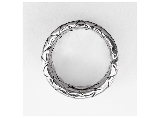 Bottega Veneta Intrecciato Silver Ring Silber - Ansicht 4