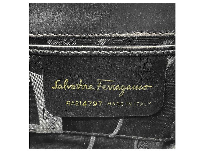 Borsa a tracolla mini Gancini Salvatore Ferragamo Nero - vista 8