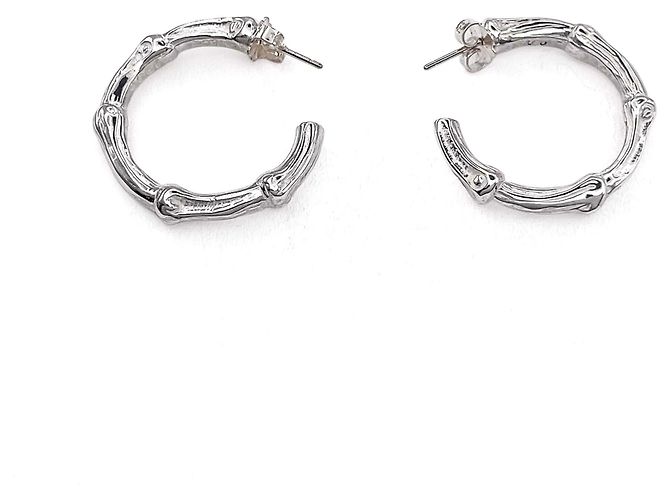 Orecchini a lobo Tiffany & Co. Bamboo in argento - vista 2
