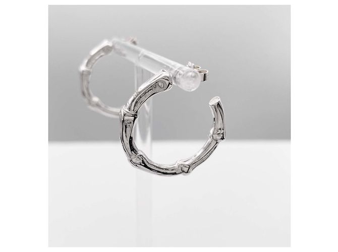 Orecchini a lobo Tiffany & Co. Bamboo in argento - vista 4