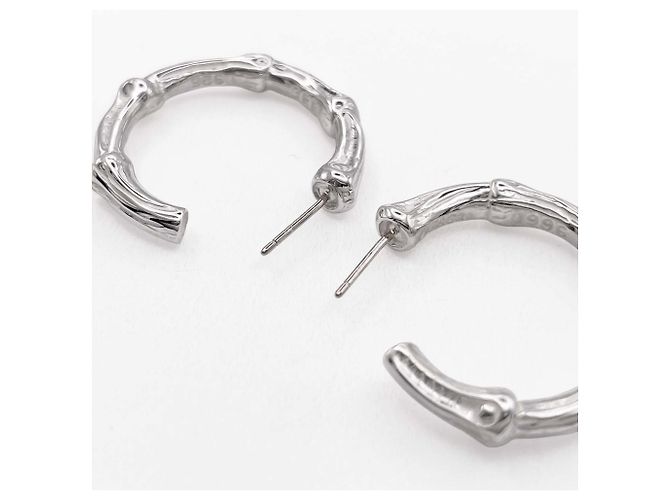 Orecchini a lobo Tiffany & Co. Bamboo in argento - vista 7