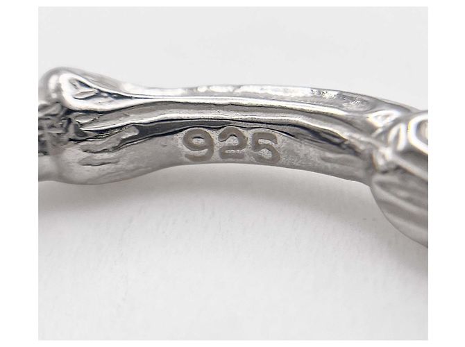 Orecchini a lobo Tiffany & Co. Bamboo in argento - vista 9