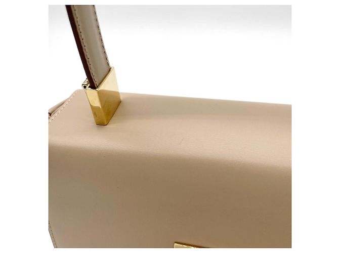 Borsa Salvatore Ferragamo Gancini Beige D'oro - vista 15