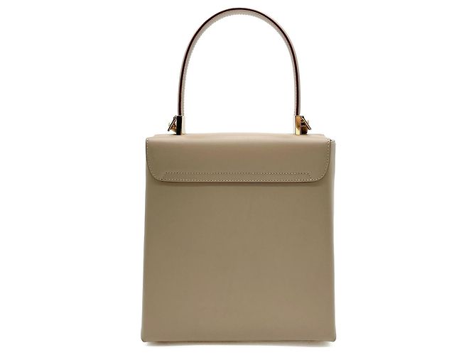 Borsa Salvatore Ferragamo Gancini Beige D'oro - vista 2