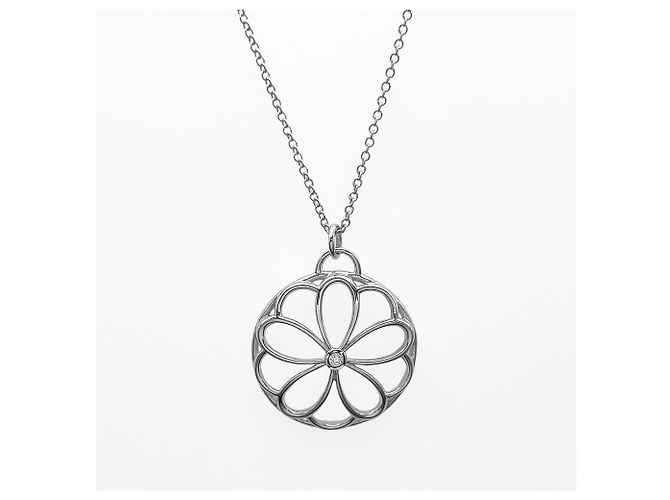 Collana Tiffany & Co. Flower Circle con 1 diamante Argento - vista 2